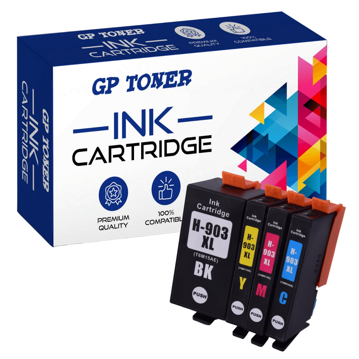 912XL 912 Ink Cartridges Compatible for Hp 912XL 912 Ink Cartridge High  Yield for HP OfficeJet 6950 6960 6961 6963 6964 6965 6966 6968 6970 6971