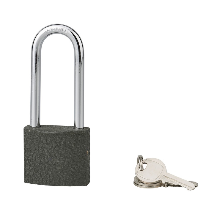 Брава с ключ ACERA 40 мм, болт от циментирана стомана, полувисока, 61 мм, Serruprix