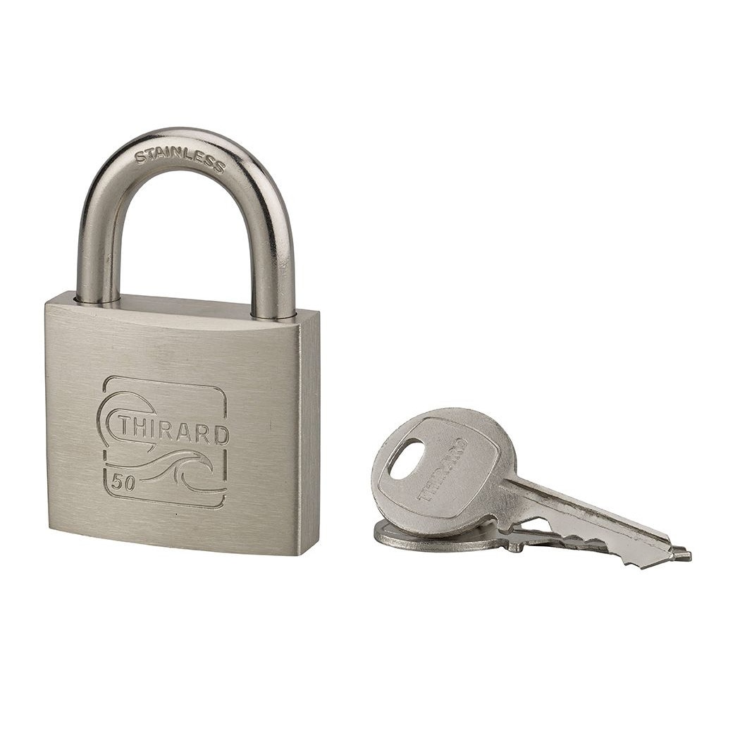 Lacat de exterior, Blue Adventure, 50 mm, otel, cu cheie