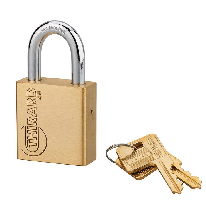 Lacat de exterior, Raid Adventure, 45 mm, otel cu cheie
