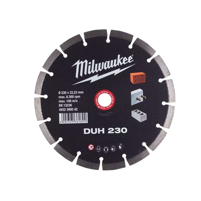 Disc diamantat segmentat 230X22.3 mm DUH230 4932399542 Milwaukee