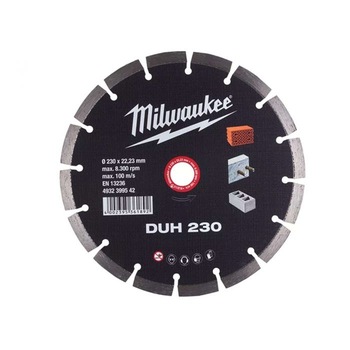 Disc diamantat segmentat 230X22.3 mm DUH230 4932399542 Milwaukee Disc diamantat segmentat 230X22.3 mm DUH230 4932399542 Milwaukee