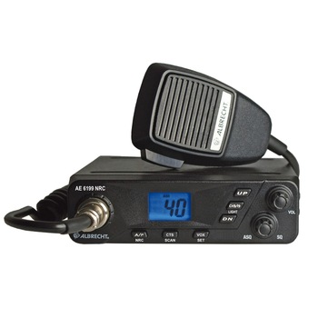 Statie radio CB Albrecht AE 6199, 12/24V, NRC, VOX, cu CTCSS / DCS si microfon cu 6 pini Statie radio CB Albrecht AE 6199, 12/24V, NRC, VOX, cu CTCSS / DCS si microfon cu 6 pini