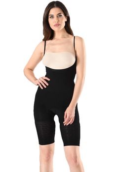 Body modelator dama cu pantalon Serena, model 1255, Negru Body modelator dama cu pantalon Serena, model 1255, Negru