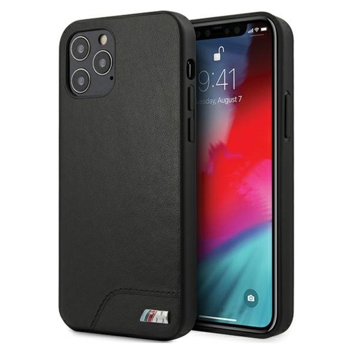 BMW BMHCP12SMHOLBK iPhone 12 mini készülékhez 5.4" kemény tok M Collection Smooth PU fekete