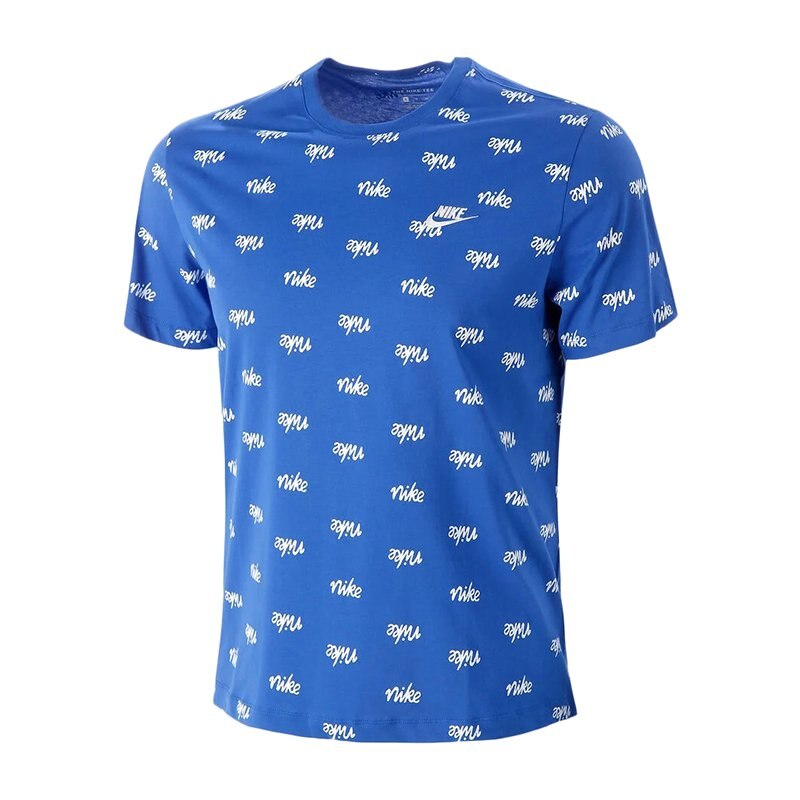 Tricou Nike Sportswear Printed DA0514-480, Barbati, Albastru