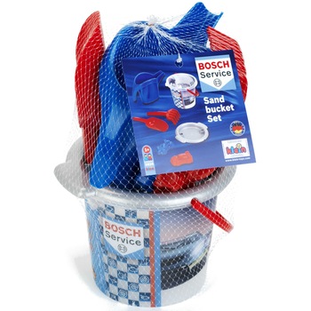 Set Klein pentru nisip Bosch Service, 7 elemente, galeata de nisip 2 l Set Klein pentru nisip Bosch Service, 7 elemente, galeata de nisip 2 l