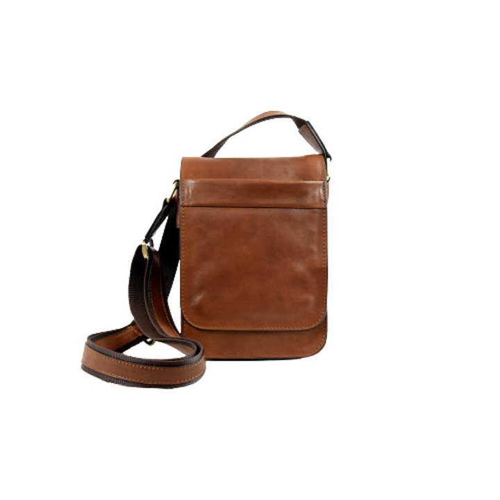 TORNABUONI, BERGEN, válltáska, barna, 16x8,5x21 cm