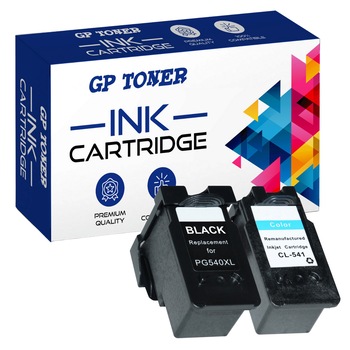 Set 2 cartuse de cerneala, GP Toner, Compatibil cu Canon PG540 XL/ CL541XL/ MG2150/ MX375 XL, Multicolor Set 2 cartuse de cerneala, GP Toner, Compatibil cu Canon PG540 XL/ CL541XL/ MG2150/ MX375 XL, Multicolor