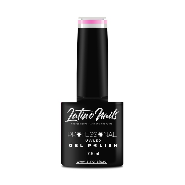 Oja semipermanenta, Gel&Lac Neon Millenial Pink, 23, Roz neon, 7.5 ml