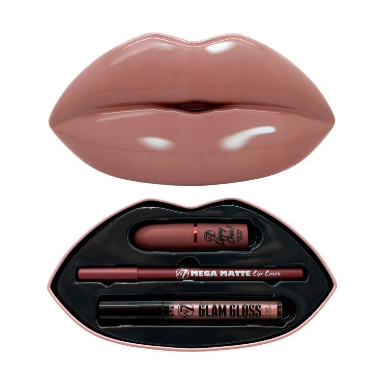 Set buze W7 Kiss Kit Nude Atitude