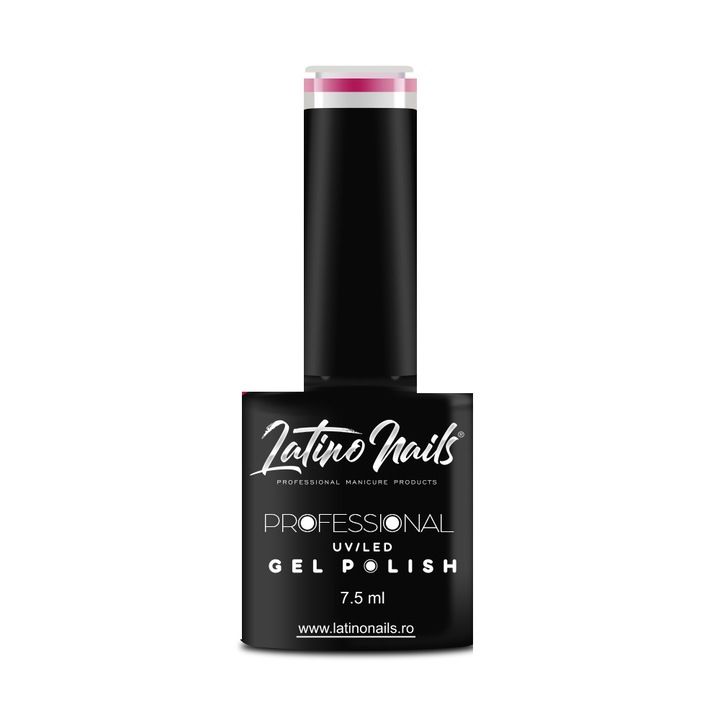 Oja semipermanenta, Gel Lac Kiss Of Fire, 104, Fucsia, 7.5 ml