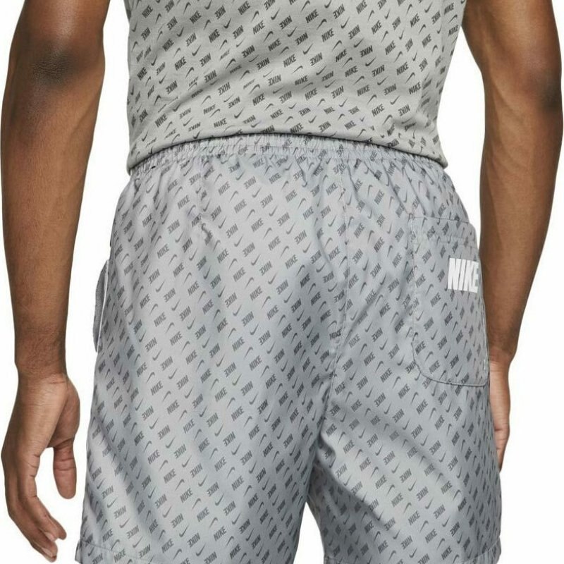 Pantaloni Scurti Nike Sportswear Printed DD4499-073, Barbati, Gri, L -  eMAG.ro
