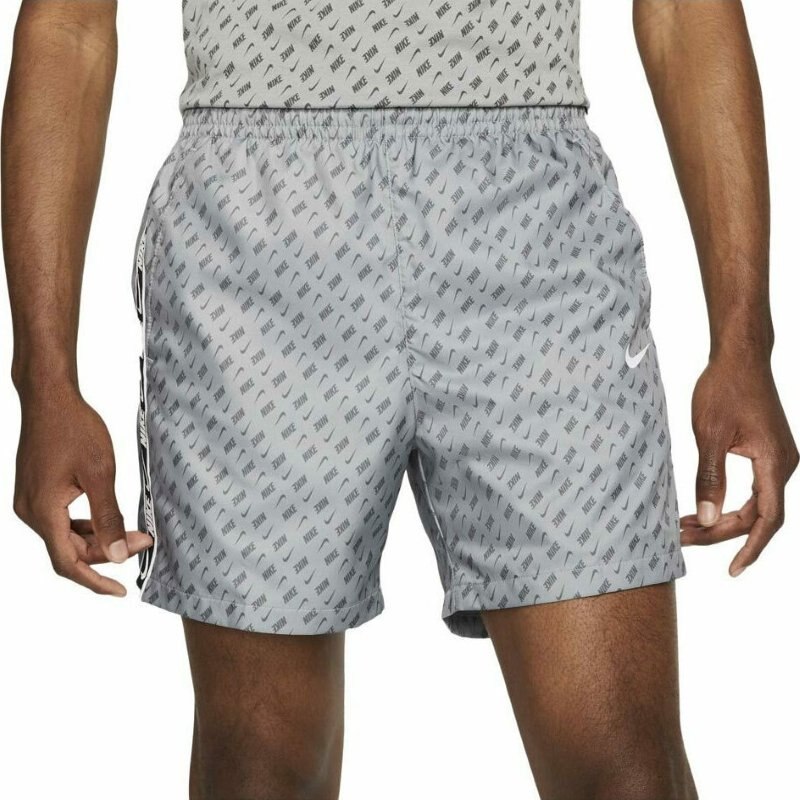 Pantaloni Scurti Nike Sportswear Printed DD4499-073, Barbati, Gri, L
