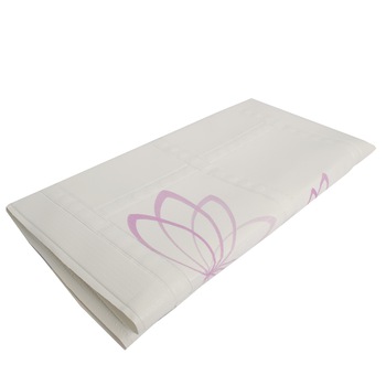 Covor antialunecare pentru baie cu ventuze, Lotus, din pvc, 35 x 70 cm, alb Covor antialunecare pentru baie cu ventuze, Lotus, din pvc, 35 x 70 cm, alb