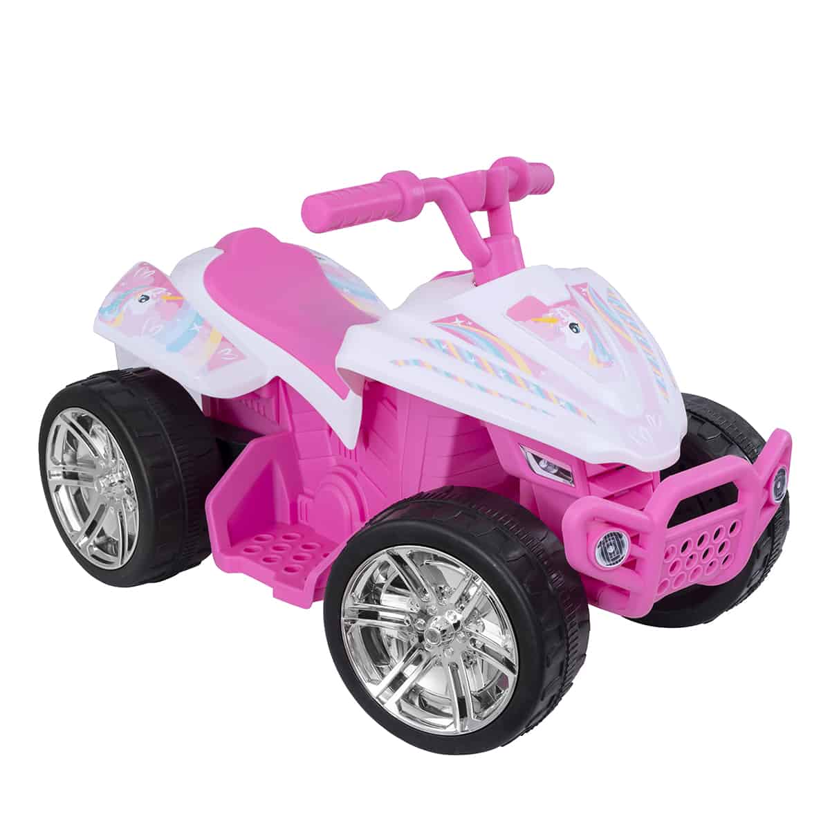 ATV electric, Evo Unicorn, 6V, roz, alb