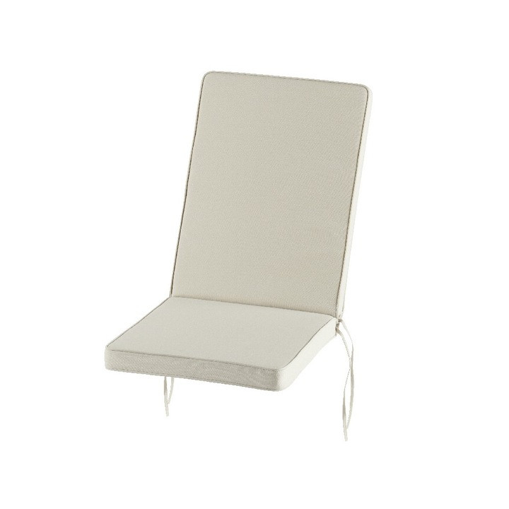 Perna scaun, dreptunghiulara, alba, 40 x 94 cm