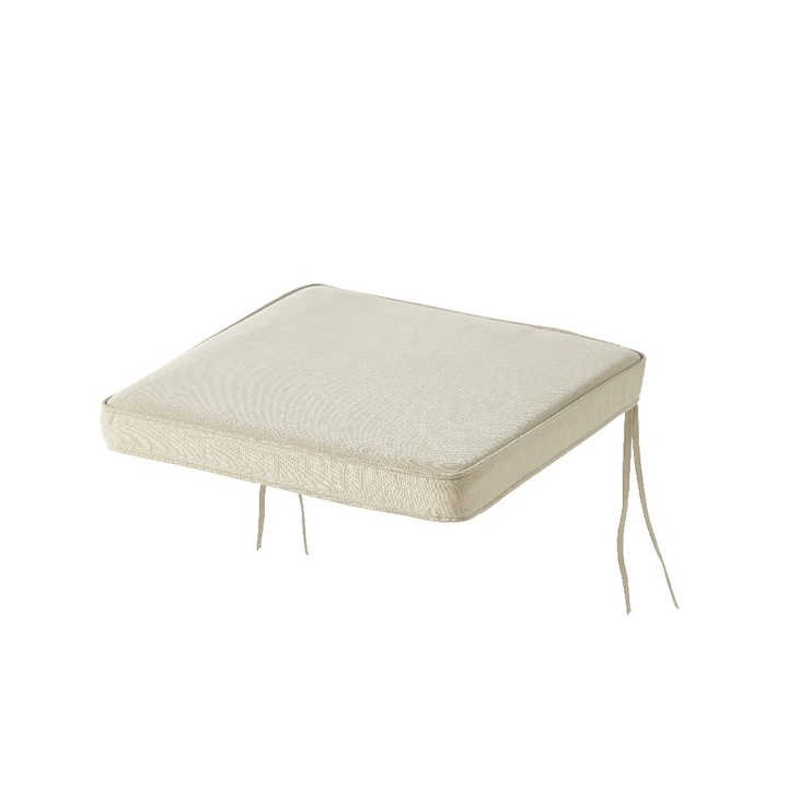 Perna scaun, alba, 40 x 40 cm