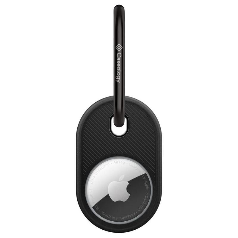 Husa de protectie Caseology Vault compatibila cu Apple AirTag Negru