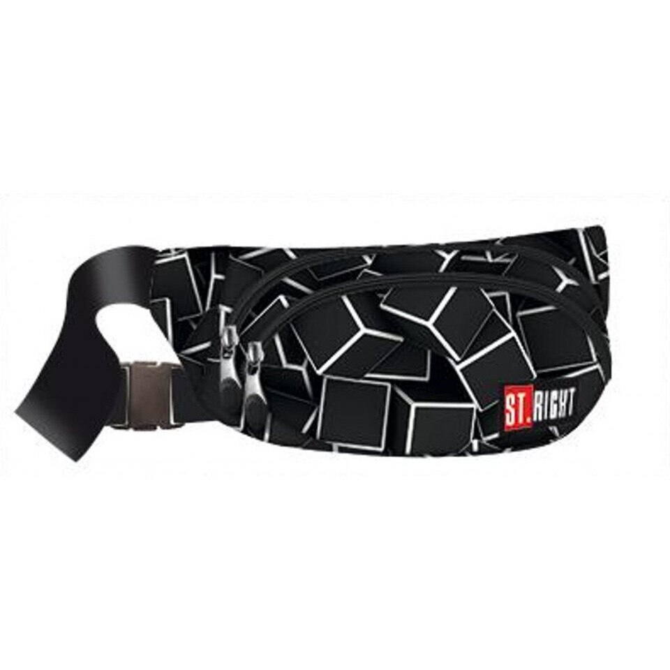 Borseta Brau 2 Fermoare, St.Majewski, Gama St.Right - 3D Cubes WB02