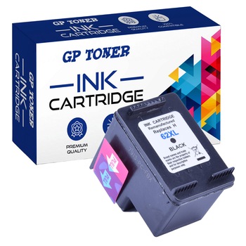 Cartus de cerneala, GP Toner, 62XL, Compatibil cu HP Envy 5540/ 5640/ 7640, Negru Cartus de cerneala, GP Toner, 62XL, Compatibil cu HP Envy 5540/ 5640/ 7640, Negru