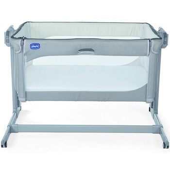 Patut atasabil Chicco Next 2 Me Magic Cool Grey, de la nastere, Gri Patut atasabil Chicco Next 2 Me Magic Cool Grey, de la nastere, Gri