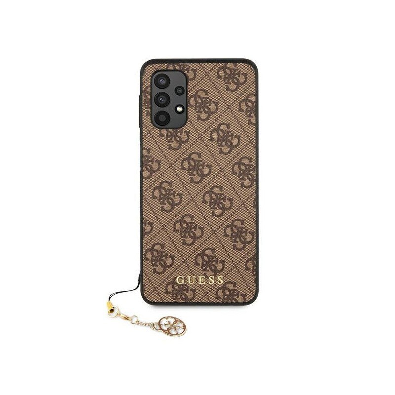 Husa Premium Guess Charms Collection Compatibila Cu Samsung Galaxy A52 4g / A52 5g, Maro