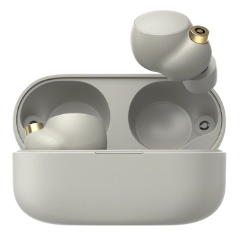 Casti In-Ear Sony WF-1000XM4S, True Wireless, Bluetooth, Noise cancelling, Microfon, Autonomie de pana la 24 ore, Argintiu Casti In-Ear Sony WF-1000XM4S, True Wireless, Bluetooth, Noise cancelling, Microfon, Autonomie de pana la 24 ore, Argintiu
