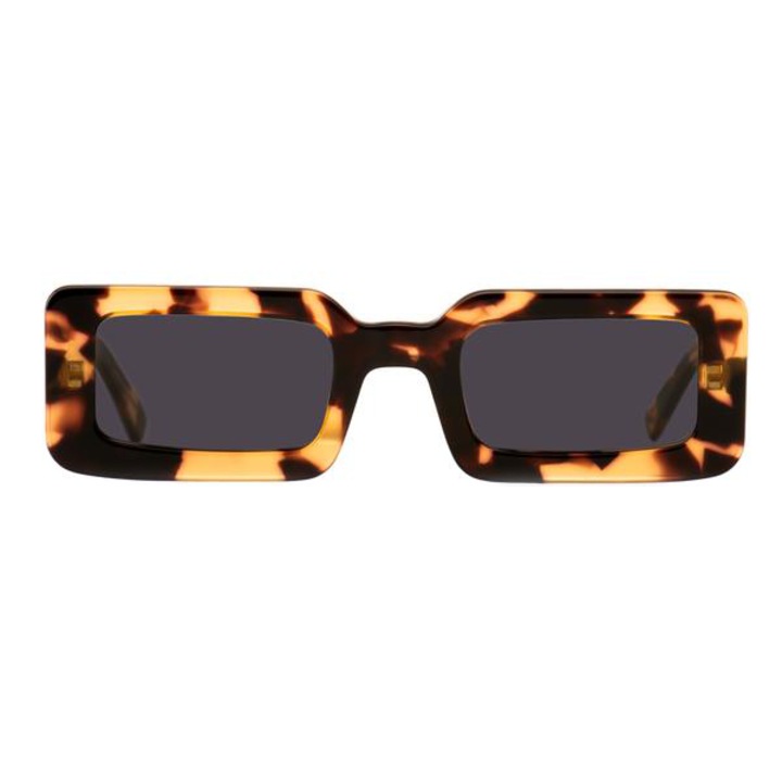 Ochelari de soare DE-Sunglasses, Rho, Protectie UV, Negru/Galben