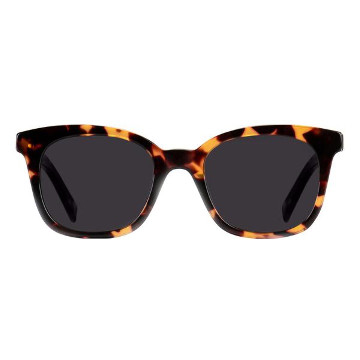 Ochelari de soare DE-Sunglasses, Milano, Protectie UV, Negru/Galben