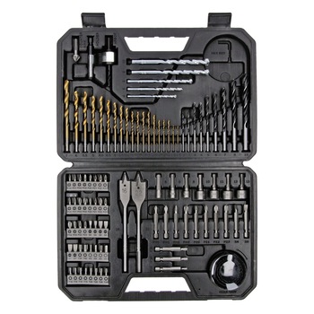 Set 103 Accesorii Bosch Profesional, biti, burghie lemn, metal, zidarie, adaptor, chei tubulare, suport universal, carote, zencuitor Set 103 Accesorii Bosch Profesional, biti, burghie lemn, metal, zidarie, adaptor, chei tubulare, suport universal, carote, zencuitor