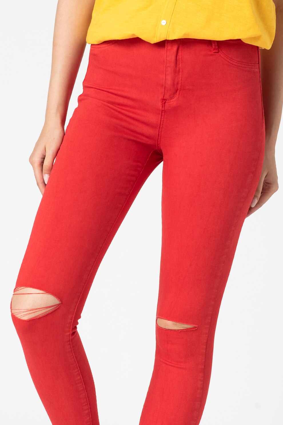 Haily's, Blugi cu talie inalta Celia, Rosu