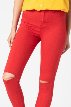 Haily's, Blugi cu talie inalta Celia, Rosu Haily's, Blugi cu talie inalta Celia, Rosu