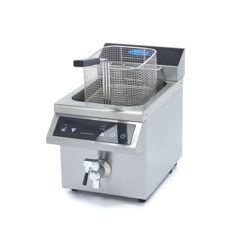 Friteuza cu inductie 1 x 8L, cu robinet Friteuza cu inductie 1 x 8L, cu robinet