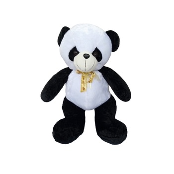 Urs panda de plus cu funda aurie, Nichita Impex, 95 cm Urs panda de plus cu funda aurie, Nichita Impex, 95 cm