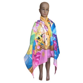 Prosop de baie pentru copii Disney Princess Palace Pets, prosop de plaja, 70 x 140 cm, Bumbac, Multicolor Prosop de baie pentru copii Disney Princess Palace Pets, prosop de plaja, 70 x 140 cm, Bumbac, Multicolor