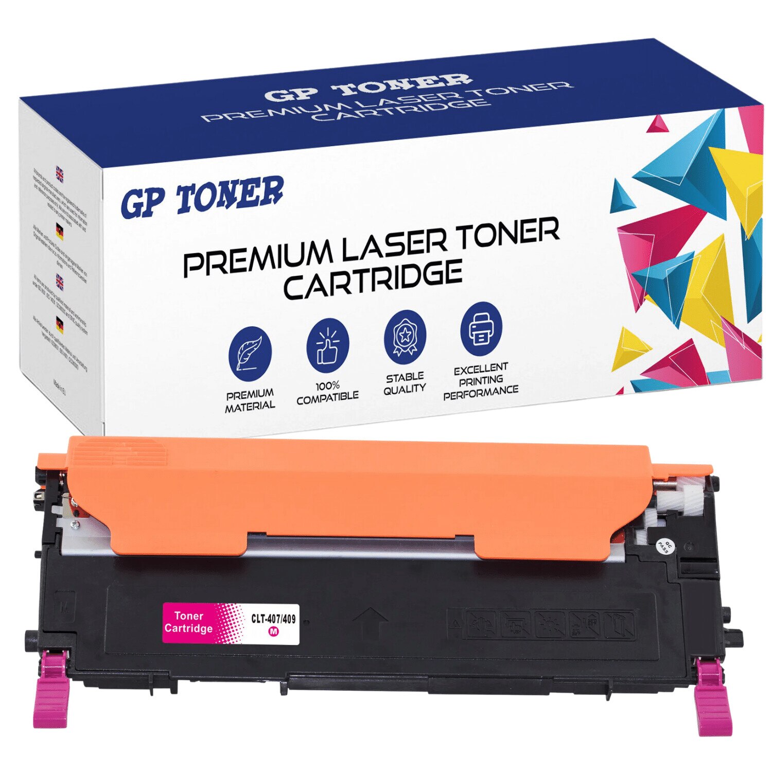 Cartus toner, GP Toner, Compatibil cu Samsung CLP-320/ CLP-320N/ Seria CLP-320/ CLP-325/ CLP-325N/ CLP-325W/ CLX-3180/ CLX-3189, Magenta