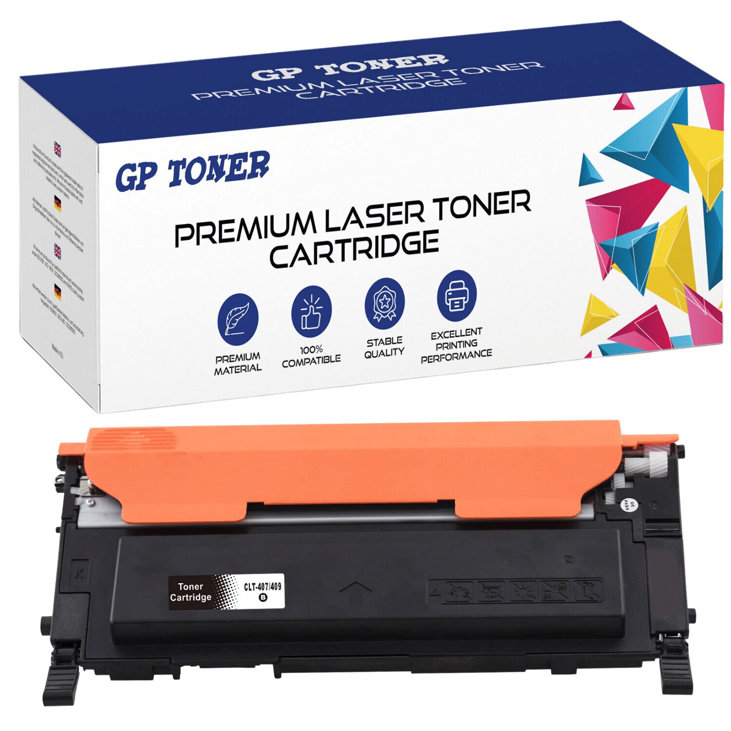 Cartus toner, GP Toner, Compatibil cu Samsung CLP-320/ CLP-320N/ Seria CLP-320/ CLP-325/ CLP-325N/ CLP-325W/ CLX-3180/ CLX-3187, Negru