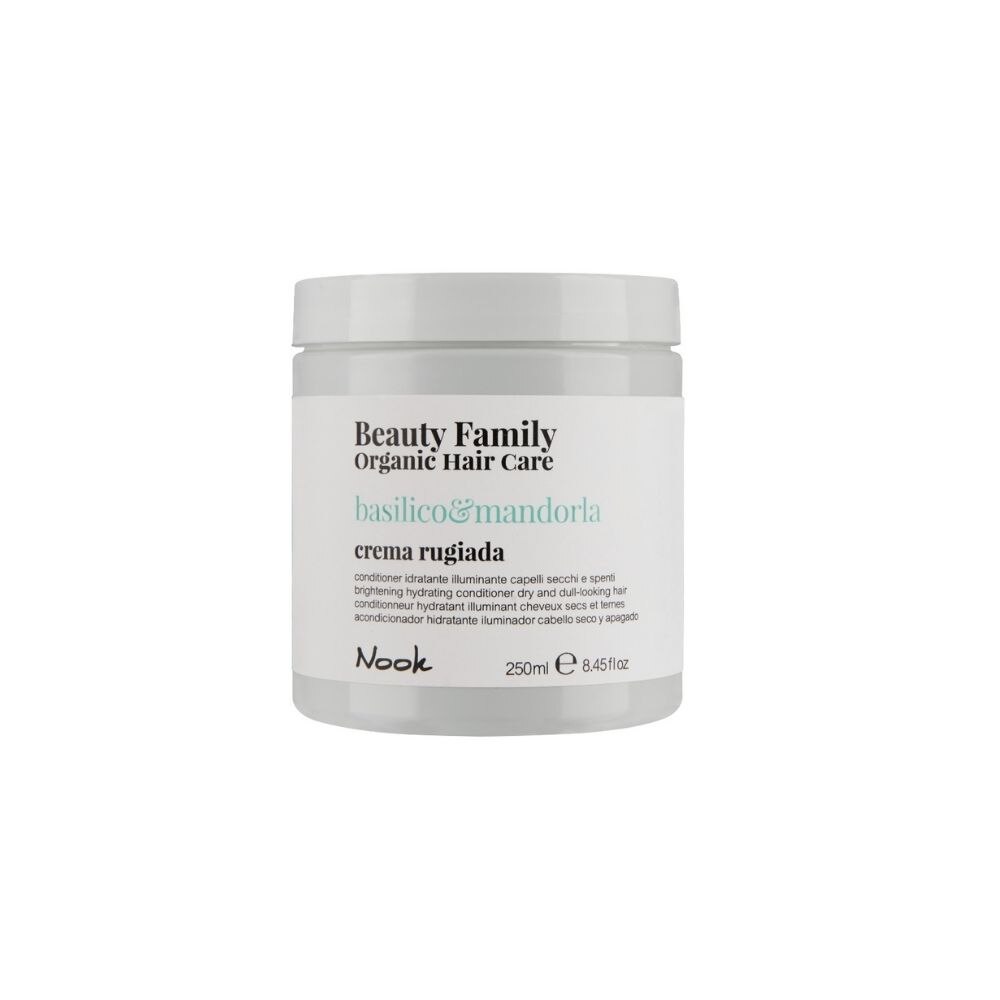 Balsam de par pentru par uscat cu busuioc si migdale, Nook Beauty Family Conditioner, 250 ml