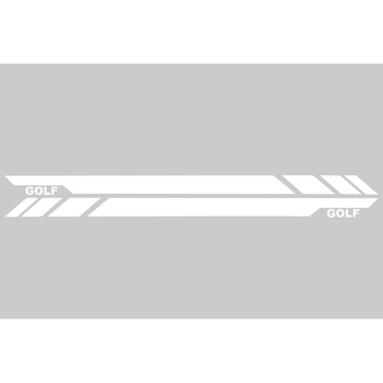 Set 2 Stickere Laterale ALB Compatibil cu VW Golf 5 6 7 V VI VII (2003+) (STICKERVWG5W) Set 2 Stickere Laterale ALB Compatibil cu VW Golf 5 6 7 V VI VII (2003+) (STICKERVWG5W)