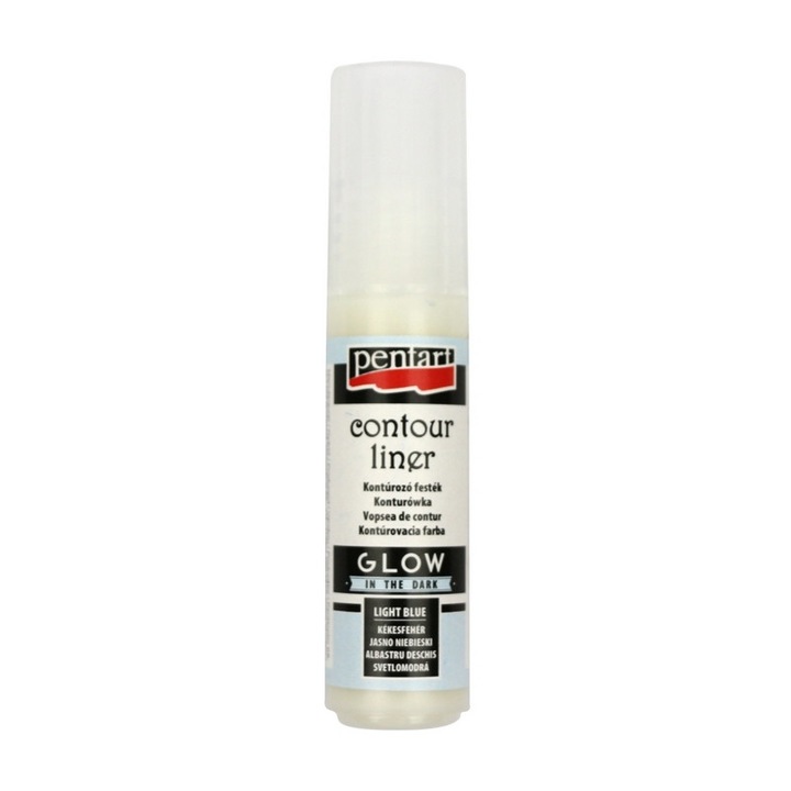 Боя за контуриране 20 мл светещо синкаво бяло