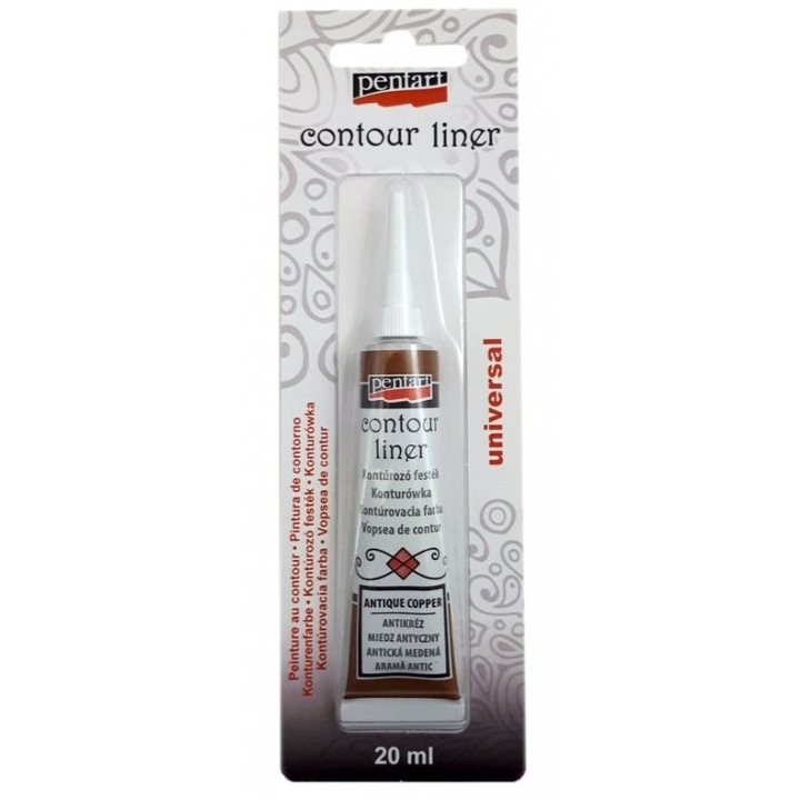 Kontúrozó festék 20 ml antikréz