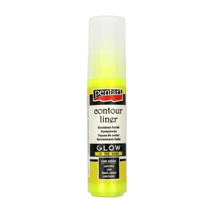 Боя за контуриране 20 ml Glow Lime Green