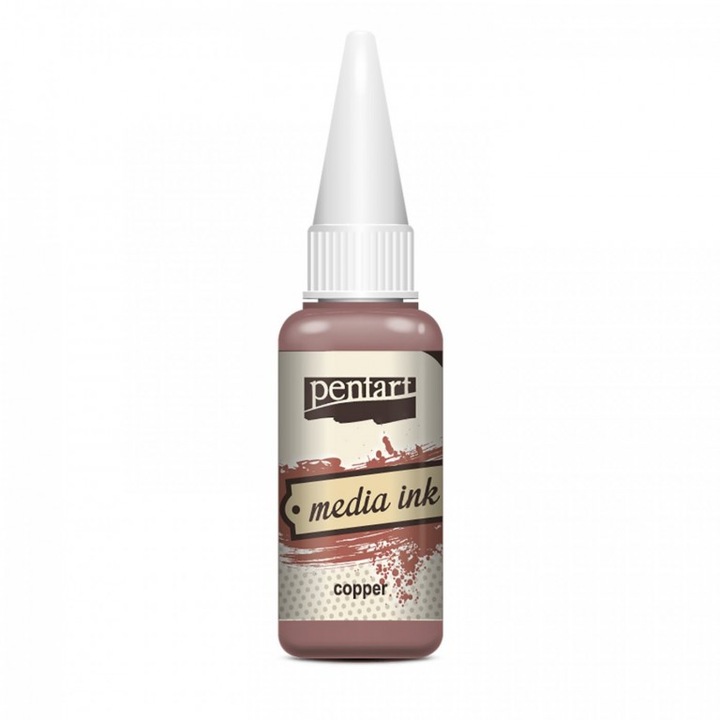 Média tinta metál 20 ml réz