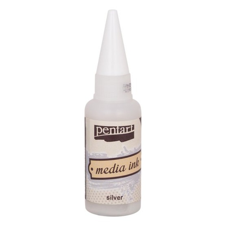 Média tinta metál 20 ml ezüst