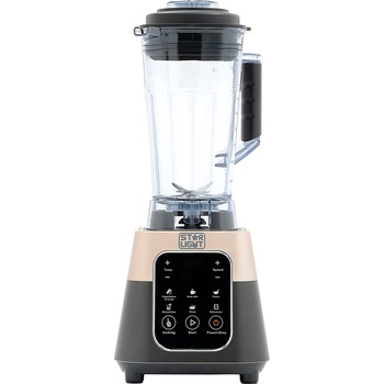 Blender Star-Light Pro DBB-2018W, 1800 W, 28000 rpm, reglaj electronic pentru timp si viteza, vas 2.0 l Tritan, 0% BPA, Display LED, 6 functii predefinite, Negru/Maro Blender Star-Light Pro DBB-2018W, 1800 W, 28000 rpm, reglaj electronic pentru timp si viteza, vas 2.0 l Tritan, 0% BPA, Display LED, 6 functii predefinite, Negru/Maro