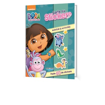 Dora - Sa ne jucam cu stickere Dora - Sa ne jucam cu stickere