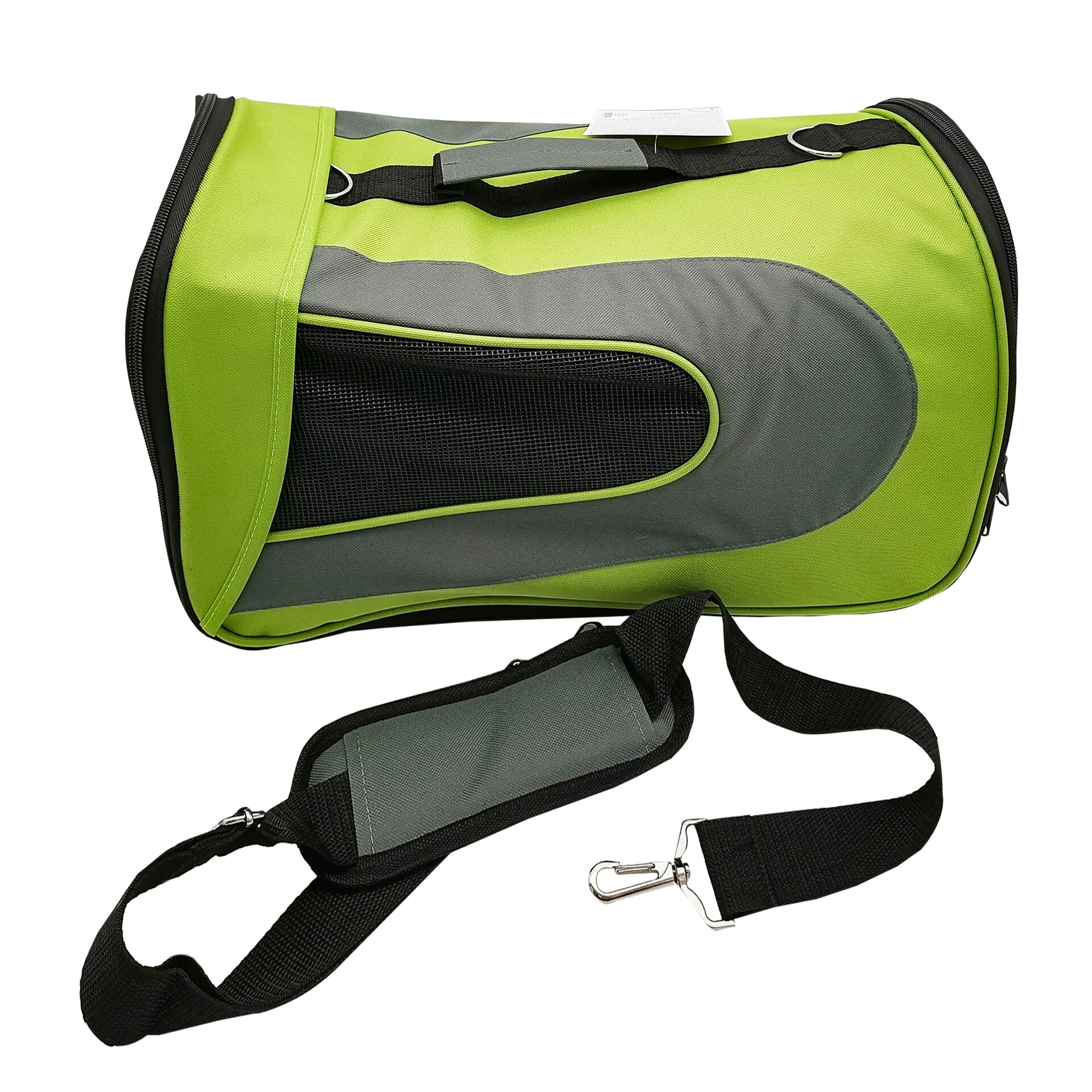 Geanta pentru transport, Croci, pentru caini, 46x26x27 cm, verde, model Rocket, c2178017