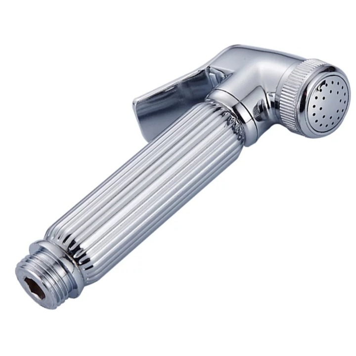 Para dus bideu cu clapeta actionare pe maner aspect cromat si conectare universala