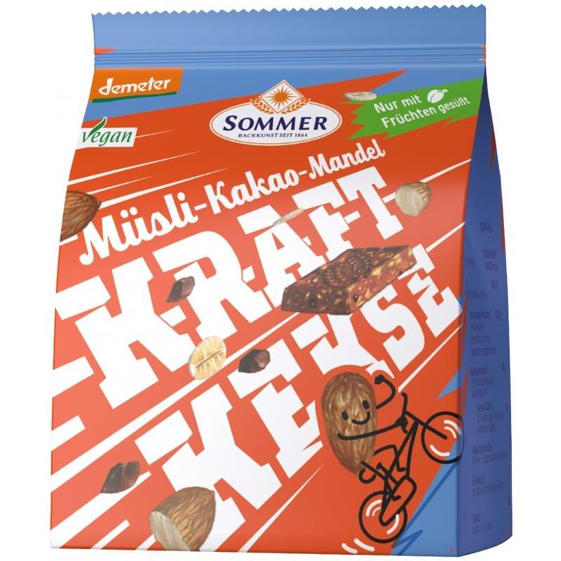 Biscuiti cu Musli, Cacao si Migdale Bio 80 grame Sommer